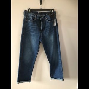 Mid rise/straight / ankle denim jeans